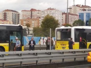 Okmeydanı’nda metrobüs kazası