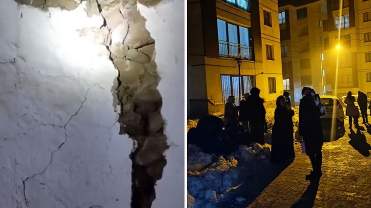 Hakkari’de art arda yaşanan depremler sonrası 28 evde çatlaklar tespit edildi